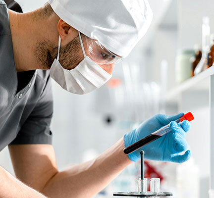 Patient Services testing for flu, covid, urinary tract infections, and strep at Blue Mountain Medical Center